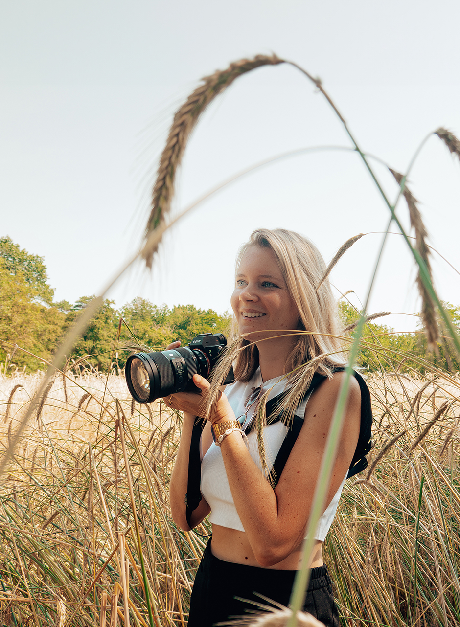 Ellen fotografeert